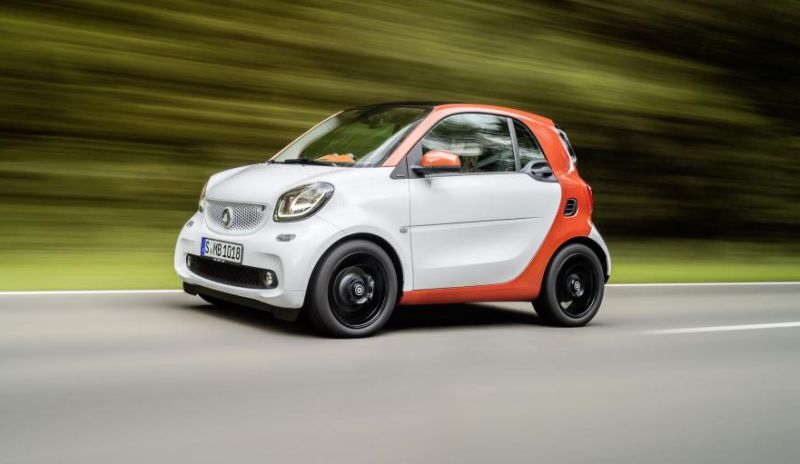 Ilustrasi harga mobil smart fortwo.