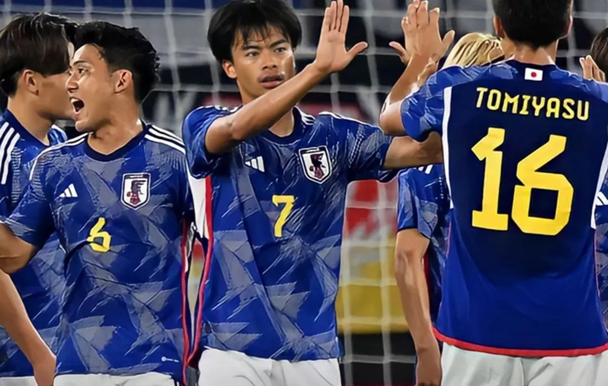 Timnas Jepang U-17 kala berlaga.
