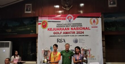 Kejurnas Amatir Golf 2024 resmi berakhir.