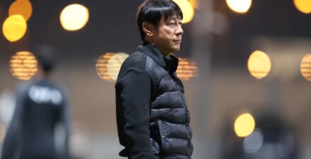 Pelatih Timnas Indonesia, Shin Tae-yong.