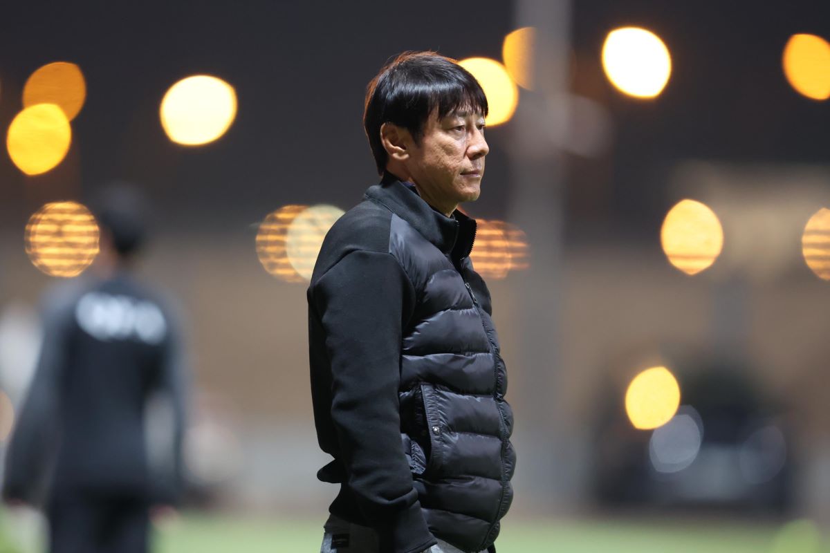 Pelatih Timnas Indonesia, Shin Tae-yong.