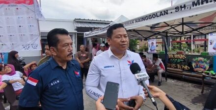 Caleg Perindo Berman Gelar Bazar.