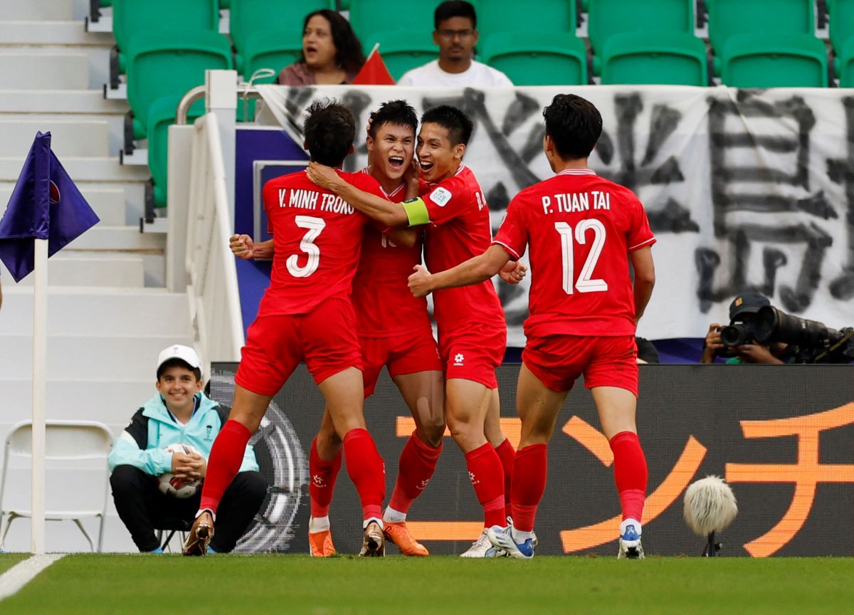 Timnas Vietnam siap hadapi Timnas Indonesia di Piala Asia 2023.