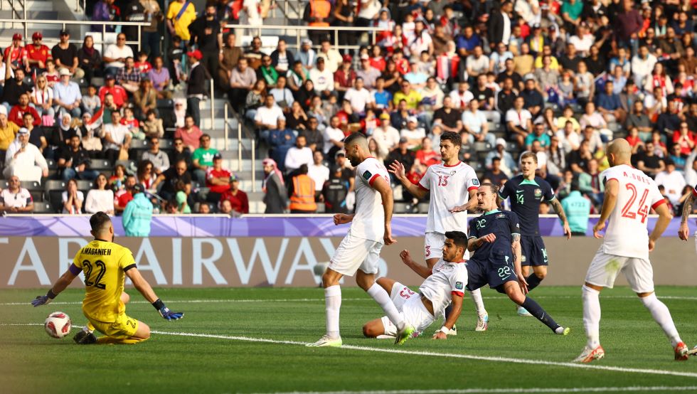 Timnas Australia menang tipis 1-0 atas Suriah di laga kedua Grup B Piala Asia 2023.