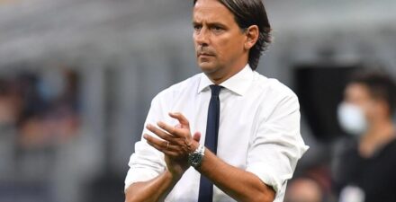 Pelatih Inter Milan, Simone Inzaghi.