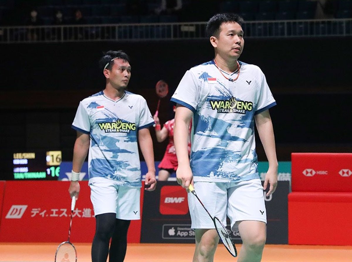 Mohammad Ahsan/Hendra Setiawan kala berlaga.