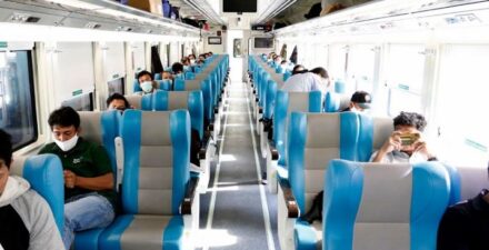 Ilustrasi apakah selimut di kereta api.