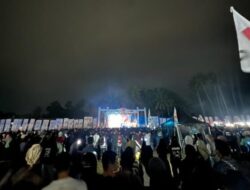 Antusiasme Menggebu, Konser Prabowo-Gibran di Payakumbuh Ramai Meski Hujan Turun