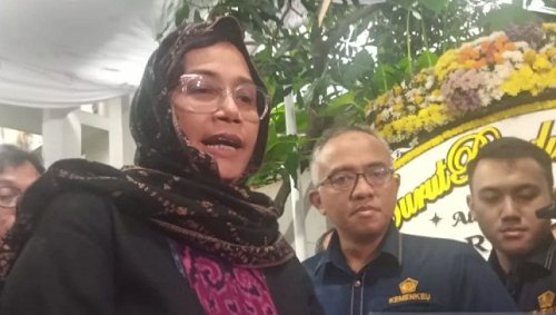 Menteri Keuangan Sri Mulyani Takziah ke Rizal Ramli.