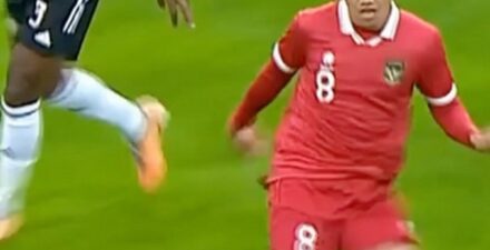 Witan Sulaeman di laga Timnas Indonesia vs Timnas Libya.