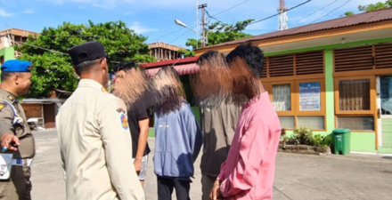 Tindakan Tegas Satpol PP, Pelajar Nakal di Padang Diamankan Saat Keluyuran