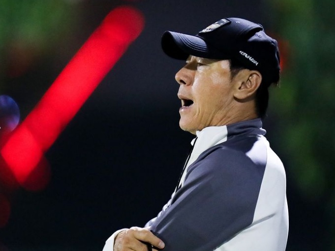 Pelatih Timnas Indonesia, Shin Tae-yong.