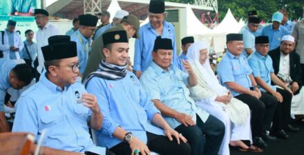 Suasana acara Ndaru Sholawat bersama Seribu Ulama dan Sejuta Santri untuk Pemilu Damai. (Dok. Istimewa)