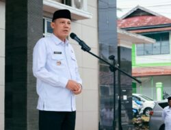 Bupati, Sekda dan Kepala OPD Apel Pagi Di Kantor Camat Rao