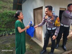 Satlantas Polres Padang Panjang Gelar Jumat Curhat dan Berbagi Paket Sembako