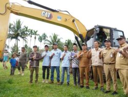 Lubuk Gadang Dapatkan Progul dari Pemkab Solsel untuk Bangun Jalan Sungai Bakek Pinggiran Batang Sangir