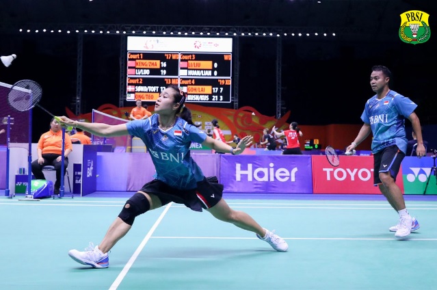 Ganda campuran Indonesia, Rehan Naufal Kusharjanto/Lisa Ayu Kusumawati.