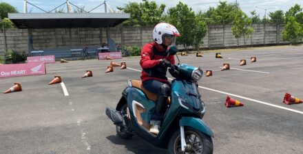 Tangki bensin Honda Stylo 160 di bawah jok, ternyata ini alasannya.