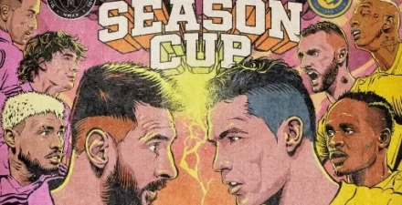 Al Nassr vs Inter Miami di laga Riyadh Season Cup 2024.