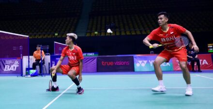 Bagas/Fikri akan jadi ganda putra pertama di Kejuaraan Bulu Tangkis Asia 2024.