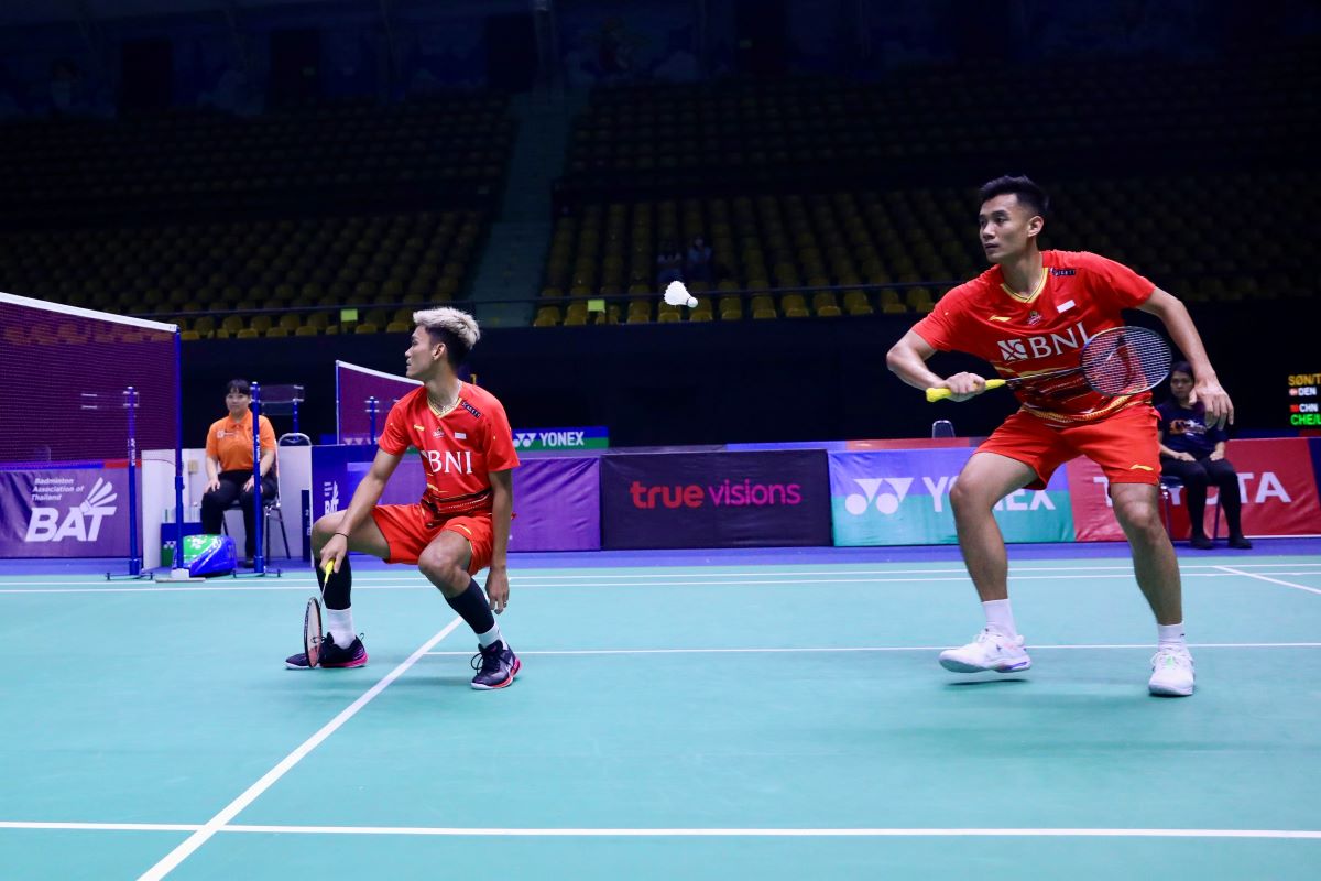 Bagas/Fikri akan jadi ganda putra pertama di Kejuaraan Bulu Tangkis Asia 2024.