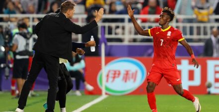 Joel Kojo kala membela Timnas Kirgistan.