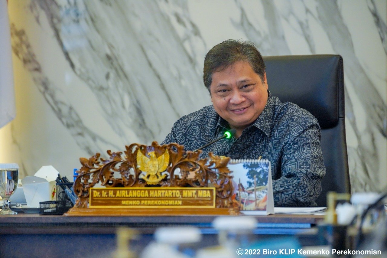 Menko Airlangga jelaskan soal blokir anggaran Rp50 triliun.