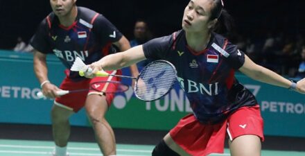 Rehan Naufal Kusharjanto/Lisa Ayu Kusumawati kala berlaga.