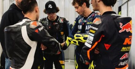 Valentino Rossi kala mentas di Sirkuit Portimao.