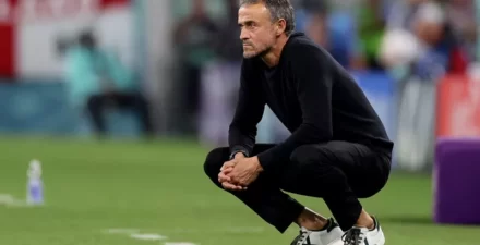 Pelatih PSG, Luis Enrique.