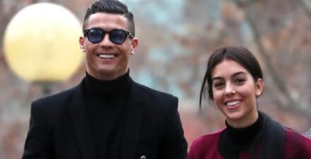 Cristiano Ronaldo dan Georgina Rodriguez kala bersama.