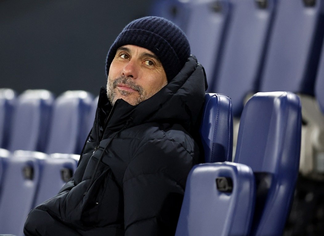 Pelatih Manchester City, Josep Guardiola.