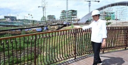 Groundbreaking tahap 5 IKN Nusantara.