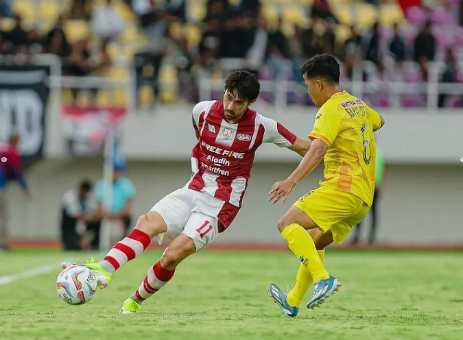 Persis Solo menang 2-1 atas Persik Kediri di Liga 1 2023-2024.
