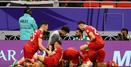 Timnas Indonesia kala berlaga di Piala Asia 2023.