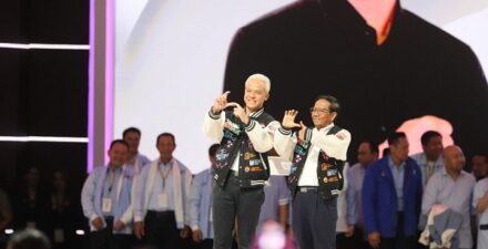 Ganjar Pranowo-Mahfud MD Debat Capres.