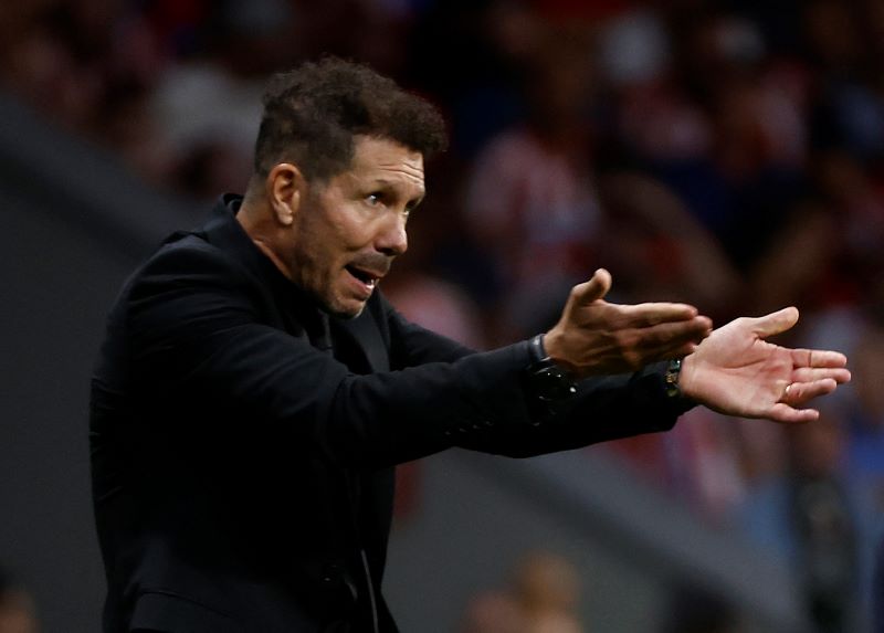 Pelatih Atletico Madrid, Diego Simeone.