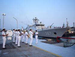 KRI Sultan Iskandar Muda-367 Tiba di India