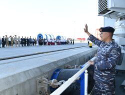 KRI dr. Radjiman Wedyodiningrat-992 Bertolak Menuju Tanah Air Usai Laksanakan Ibadah Umrah