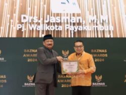 Terima Baznas Awards 2024, Jasman; Zakat Juga untuk Menggerakkan Perekonomian Masyarakat