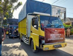 Bupati Lepas Armada Pendistribusian Logistik Pemilu 2024