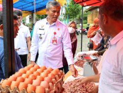 Pemko Pariaman Gelar Bazar Bahan Pangan Pokok dan Hasil Pertanian