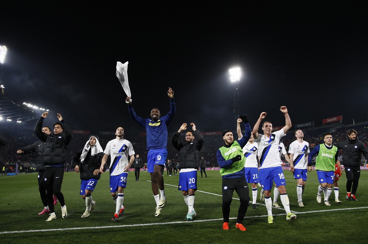 Para pemain Inter Milan kala berlaga.