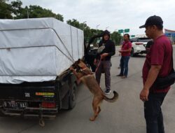 Operasi Antinarkoba di Pelabuhan Bakauheni, Polri Amankan Delapan Tersangka dan Barang Bukti Berharga