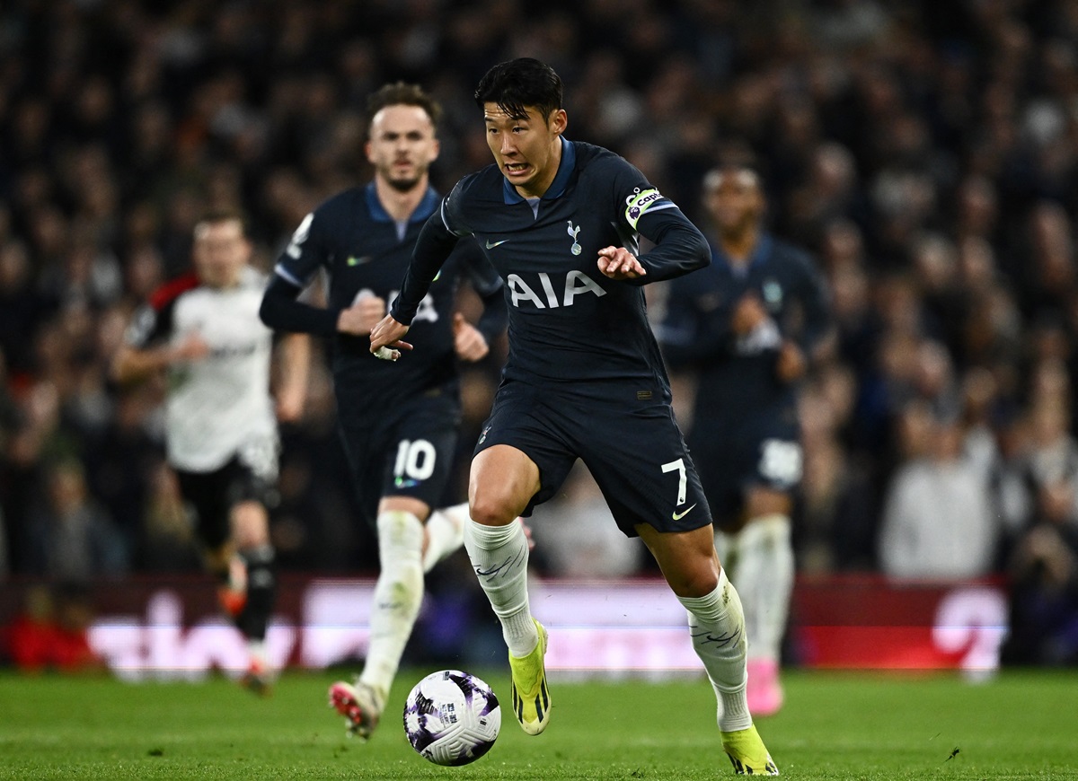 Para pemain Tottenham Hotspur kala berlaga.