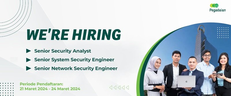 Lowongan kerja PT Pegadaian.