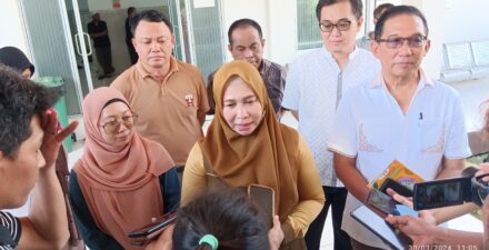 Pj Bupati Hj Nunu Andriani Menghadiri Operasi Bibir Sumbing diRSUD Pulang Pisau