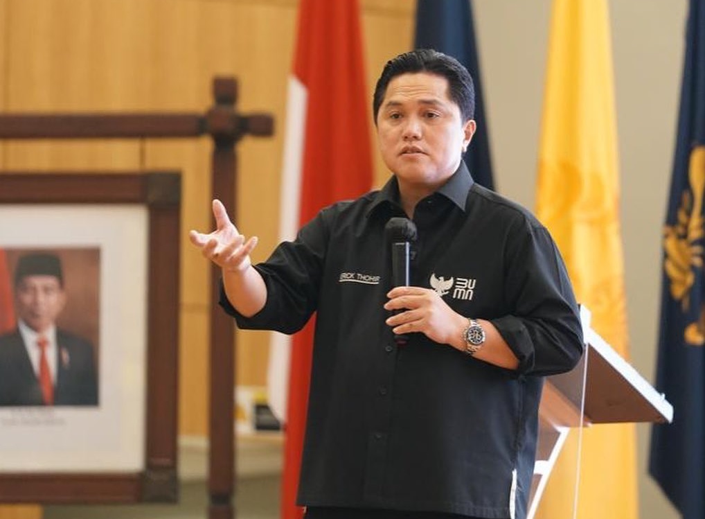 Erick Thohir Dukung Prabowo soal Privatisasi BUMN.