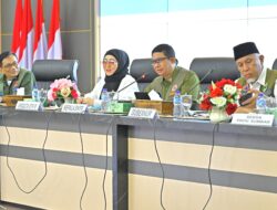 Gelar Rakor Dengan BNPB, Gubernur Mahyeldi Usulkan Perelokasian Rumah Warga yang Parah Terdampak Bencana