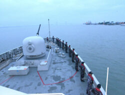 KRI SULTAN ISKANDAR MUDA-367 TIBA DI TANAH AIR